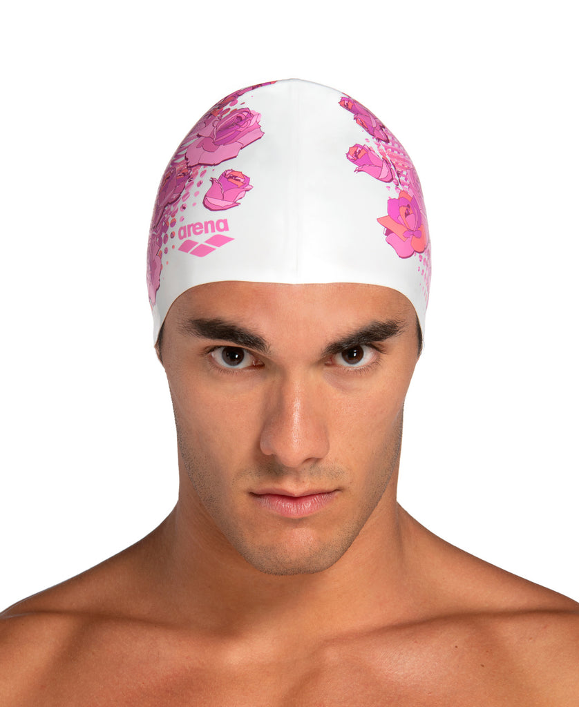 Arena Breast Cancer Awareness Silicone Cap front