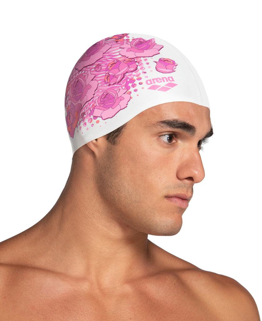Arena Breast Cancer Awareness Silicone Cap side