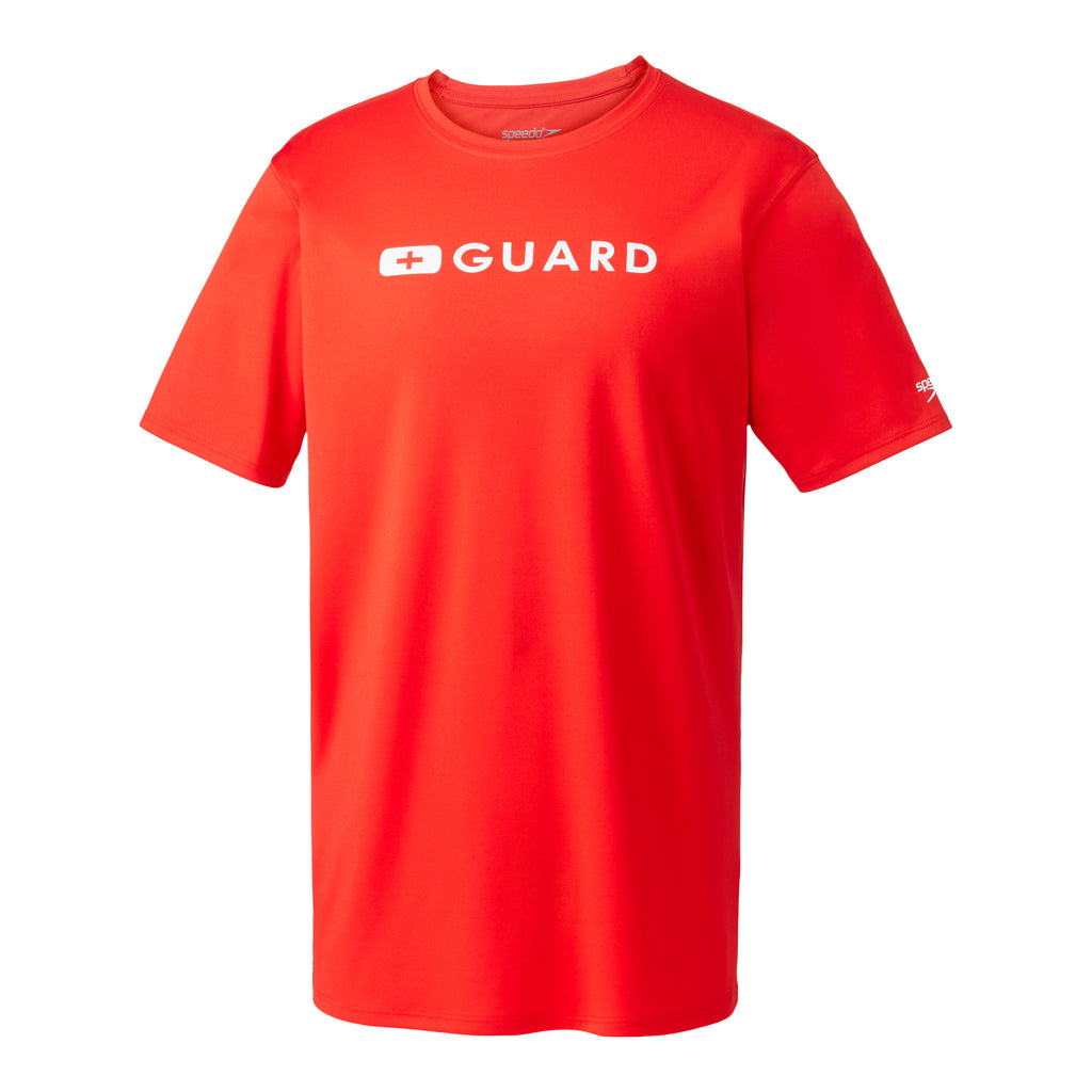 Speedo Guard New Easy Short Sleeve Tee red