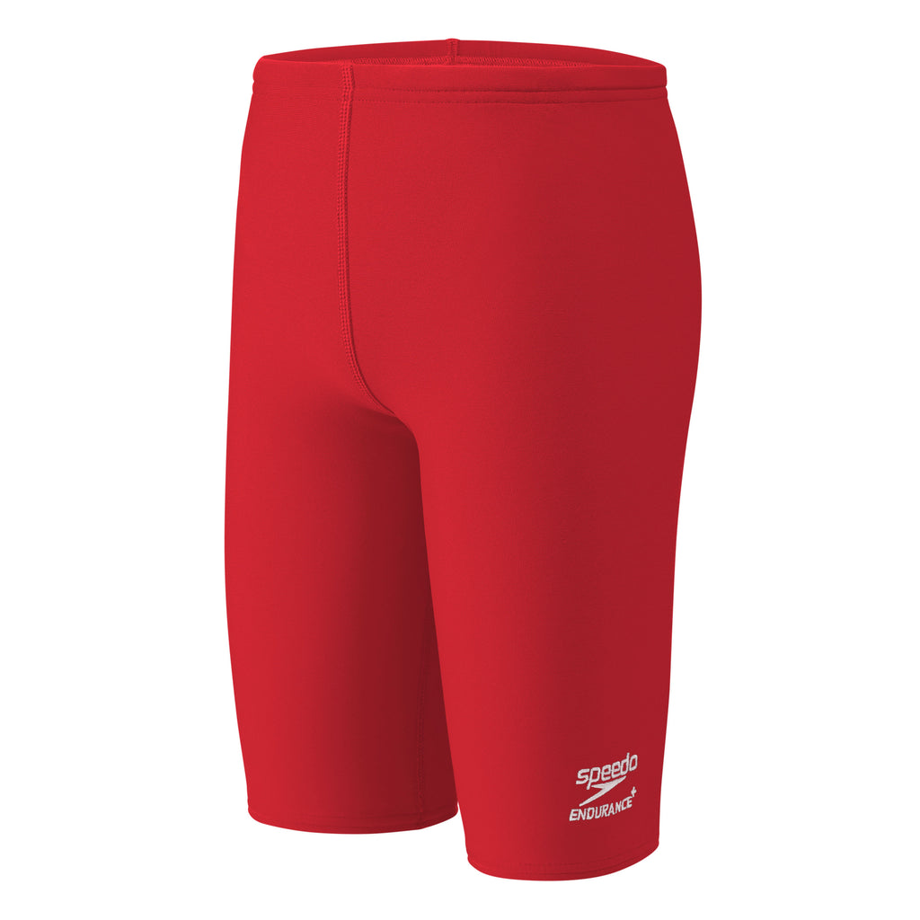 Speedo Solid Youth Endurance Jammer red front