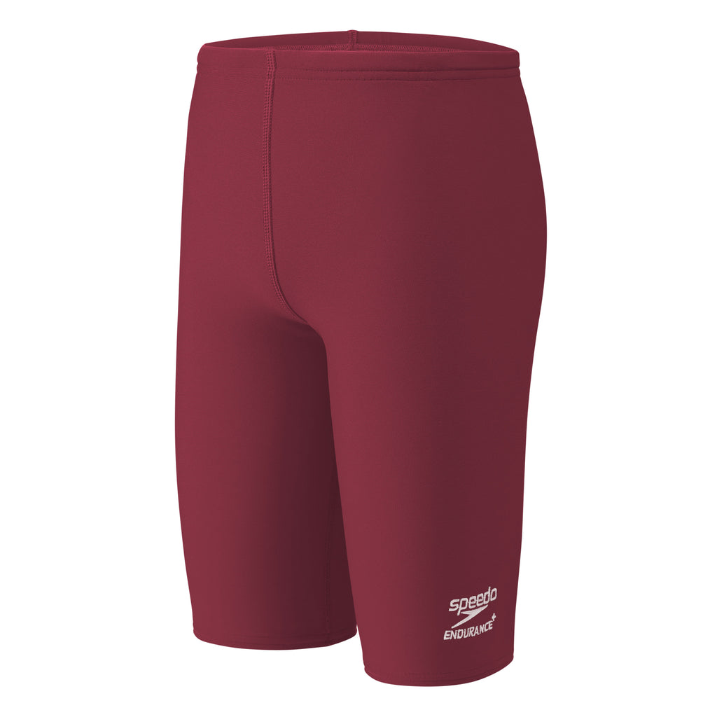 Speedo Solid Youth Endurance Jammer maroon front
