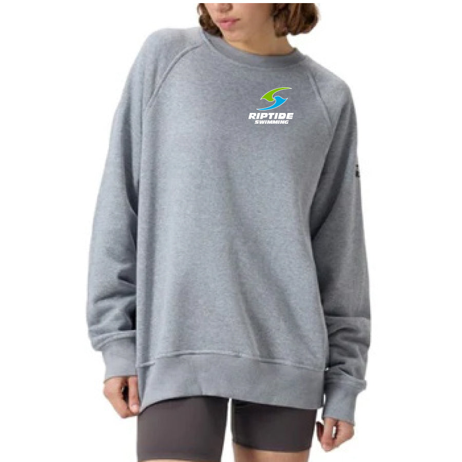 Riptide Speedo Unisex Fleece Crewneck - Heather Grey