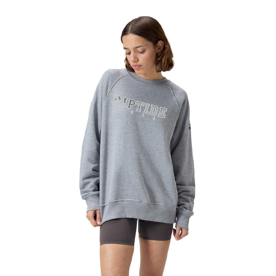 Riptide Holiday Speedo Unisex Fleece Crewneck - Heather Grey Option 1