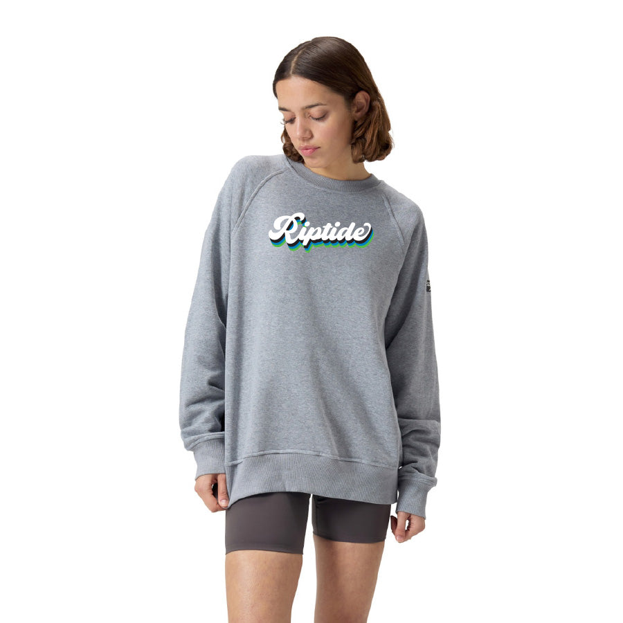 Riptide Holiday Speedo Unisex Fleece Crewneck - Heather Grey Option 2