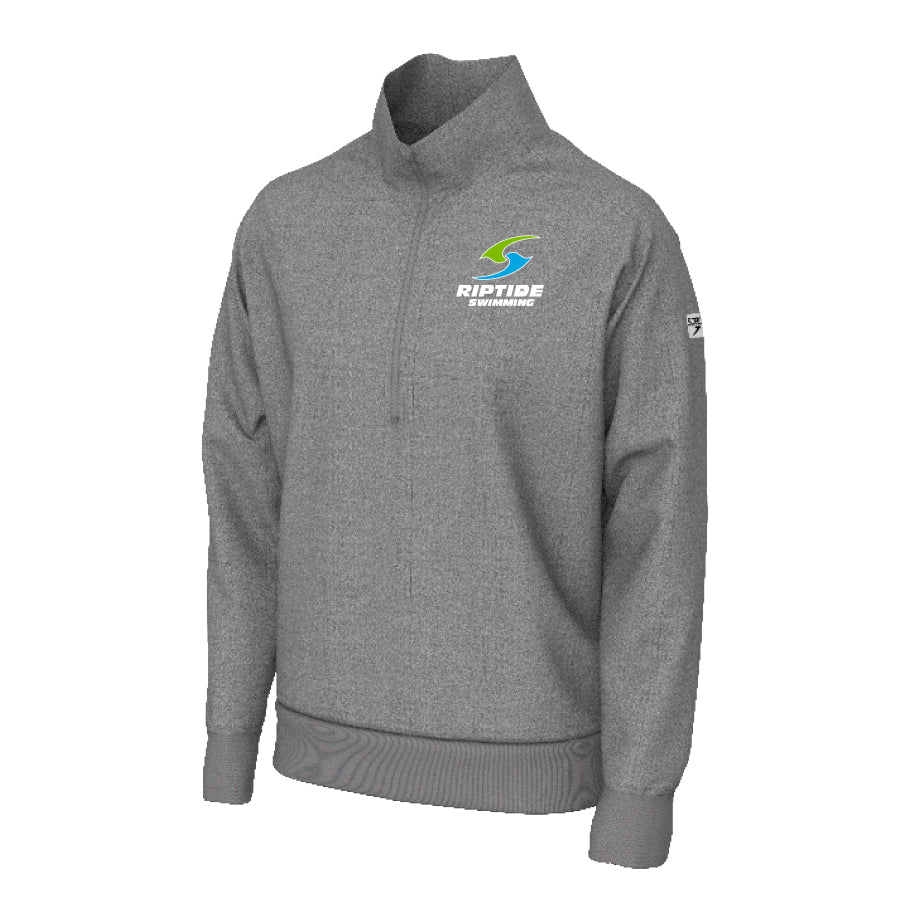 Riptide Speedo 1/4 Zip Fleece Pullover - Heather Grey