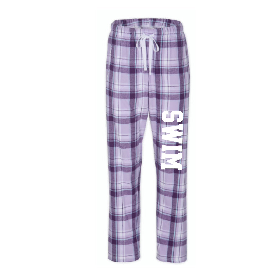 Haley Swim Flannel Pants purple