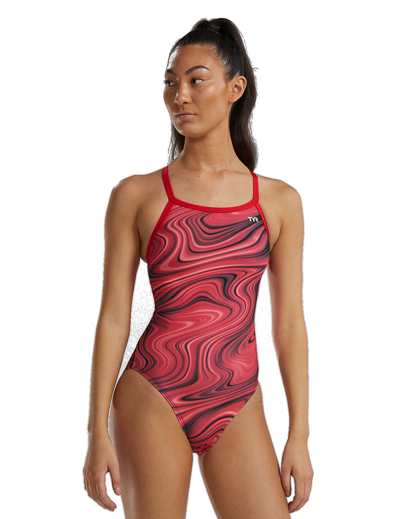 TYR Vitality Diamondfit red front