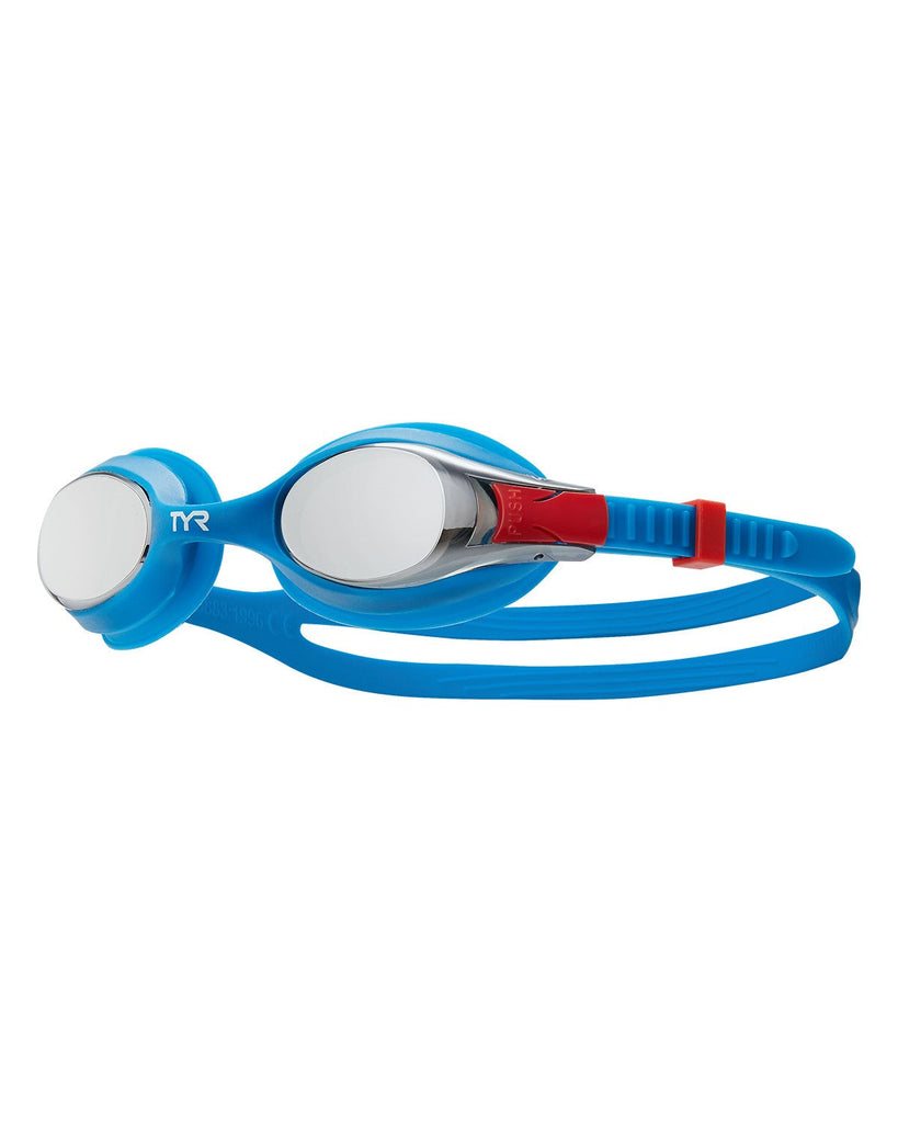 TYR Swimple Mirrored Goggle blue red