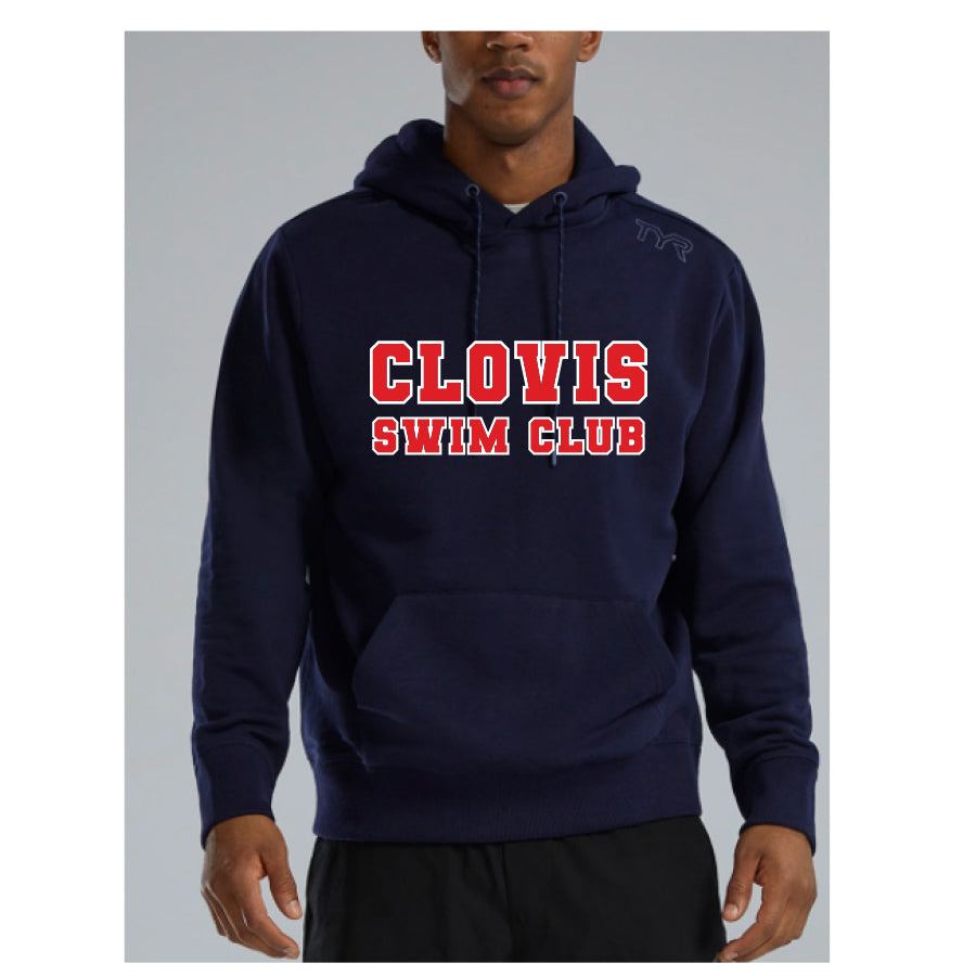 CLOVIS SWIM CLUB - TYR ADULT Fleece Hoodie