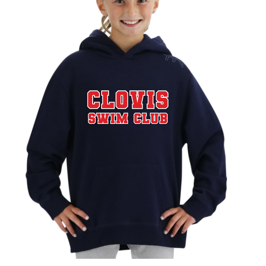 CLOVIS SWIM CLUB - TYR YOUTH Fleece Hoodie