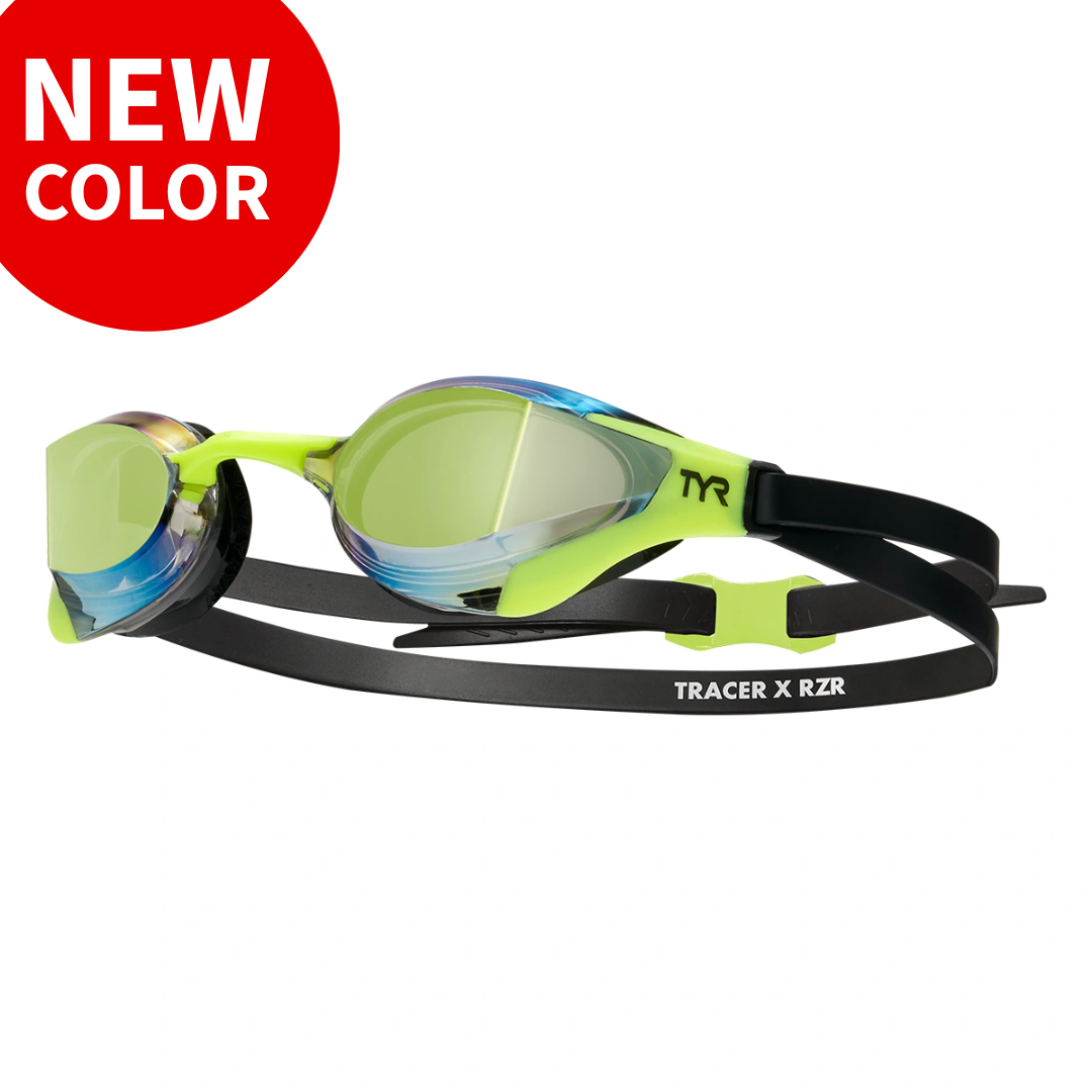 TYR Tracer X RZR Racing Mirrored Goggle 135-WHITE/GRAY