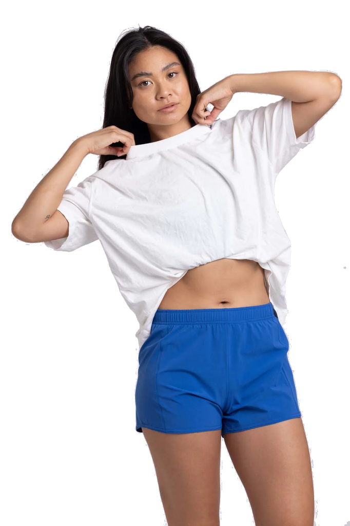 Jolyn Janie High Waisted Short royal front