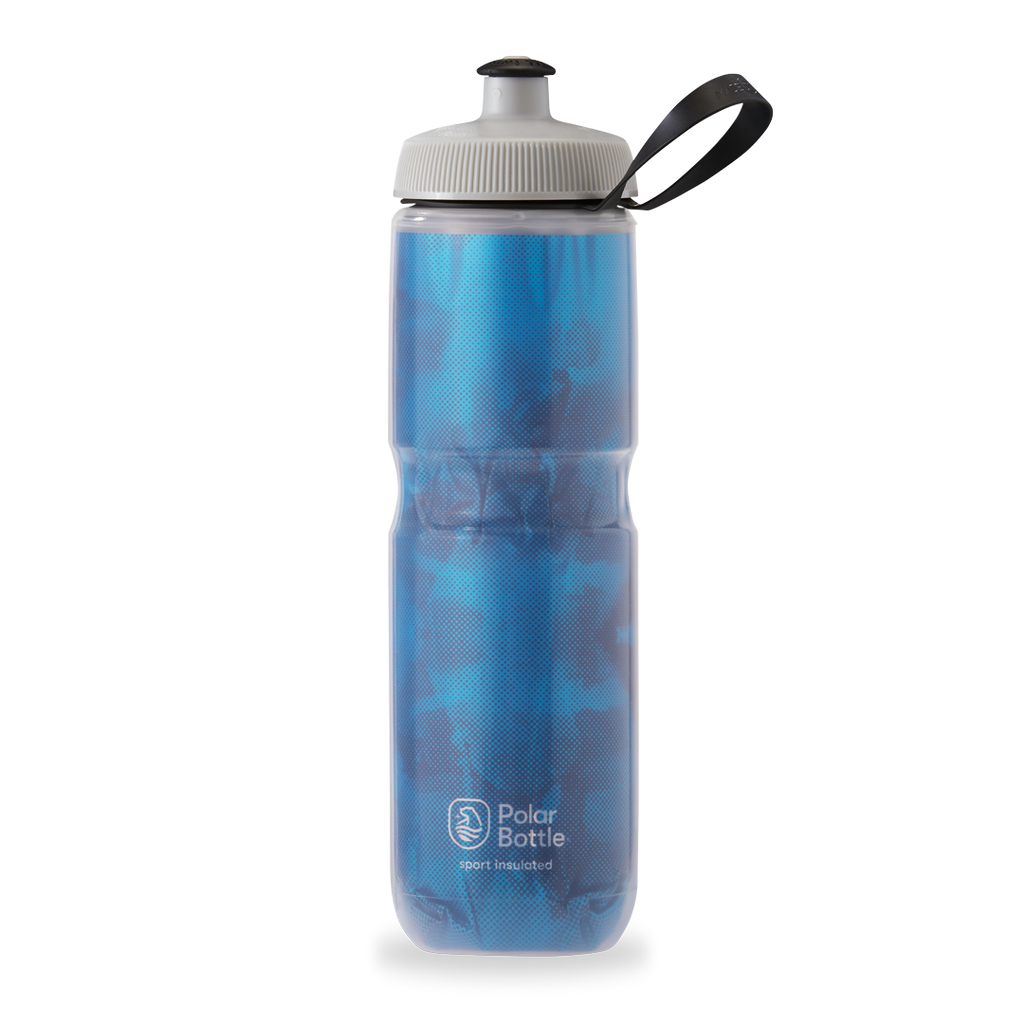 Polar 24oz Insulated Sport Water Bottle electric blue