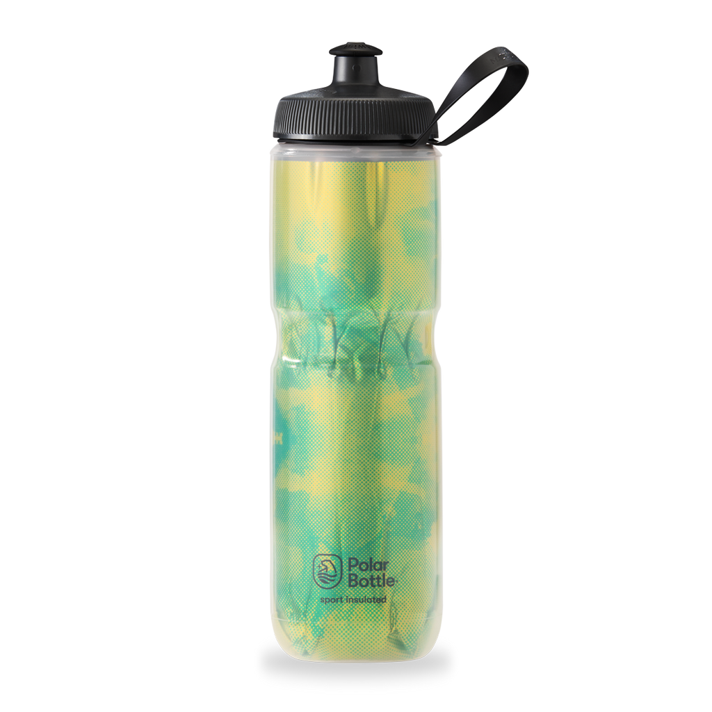 Polar 24oz Insulated Sport Water Bottle lemon lime