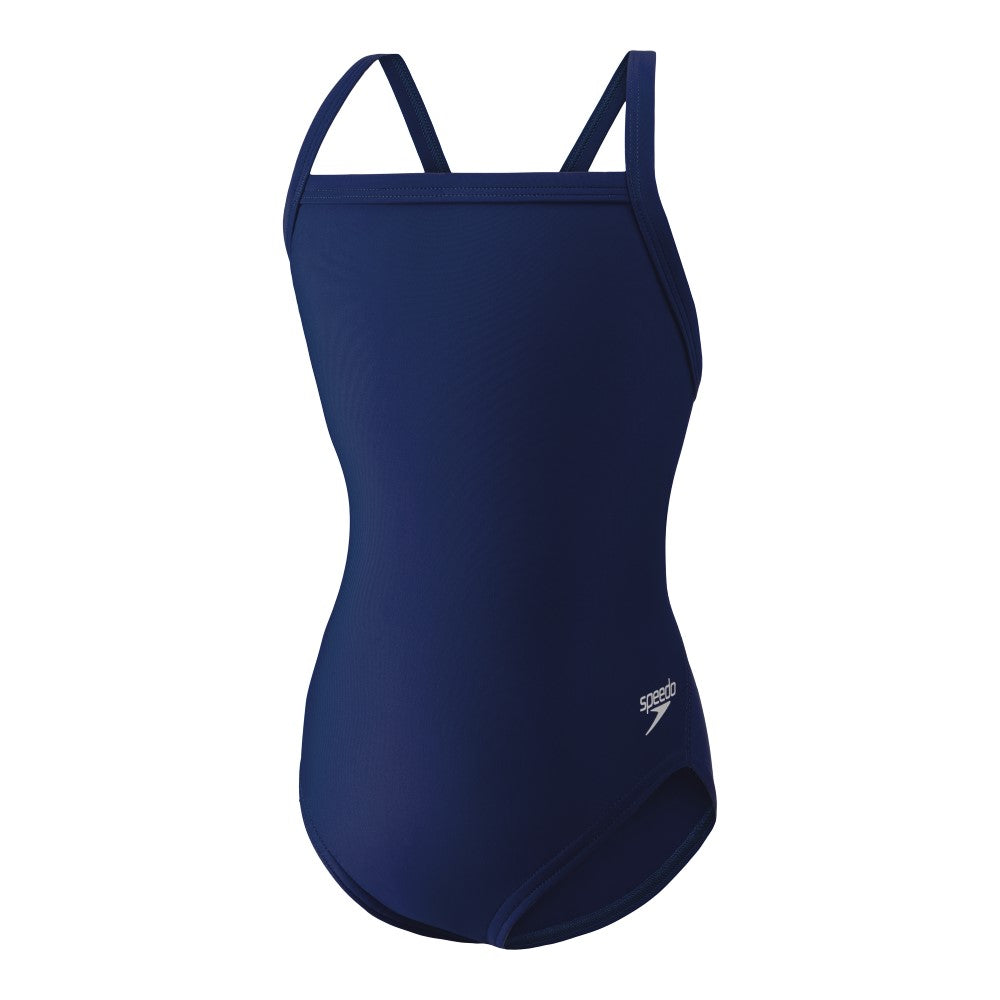 Speedo Core Youth Solid Flyback navy