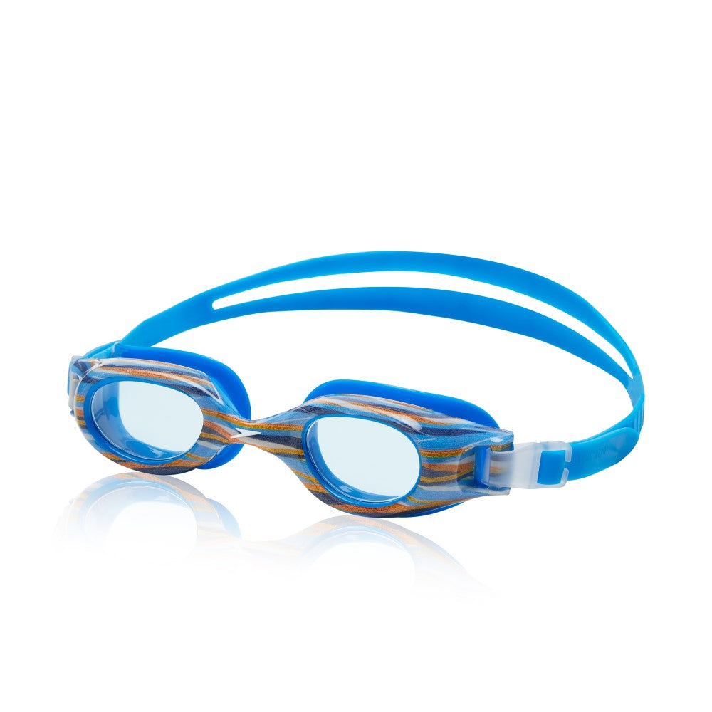 Speedo Junior Hydrospex Print Goggle blue