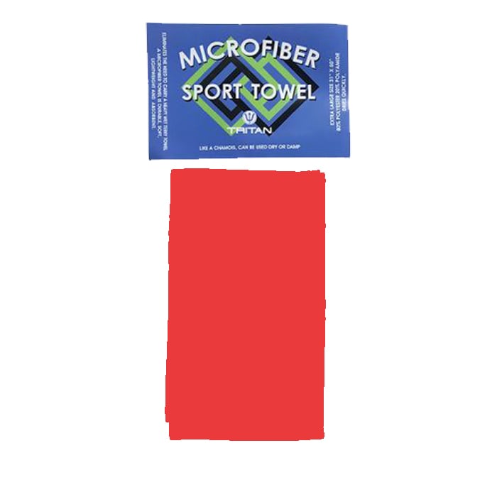 Microfiber Swim Towel red