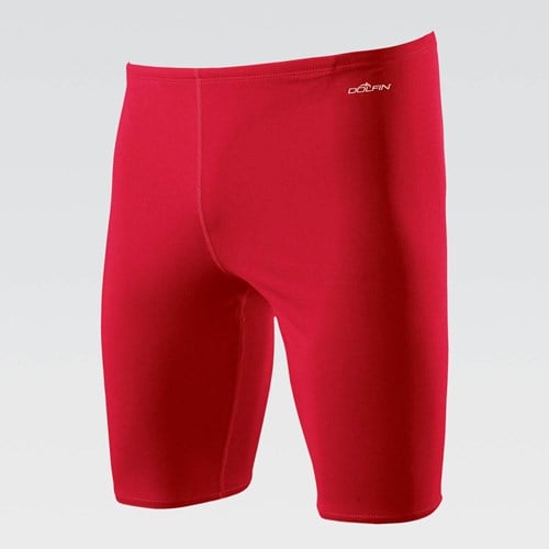 Dolfin Solid Polyester Jammer red