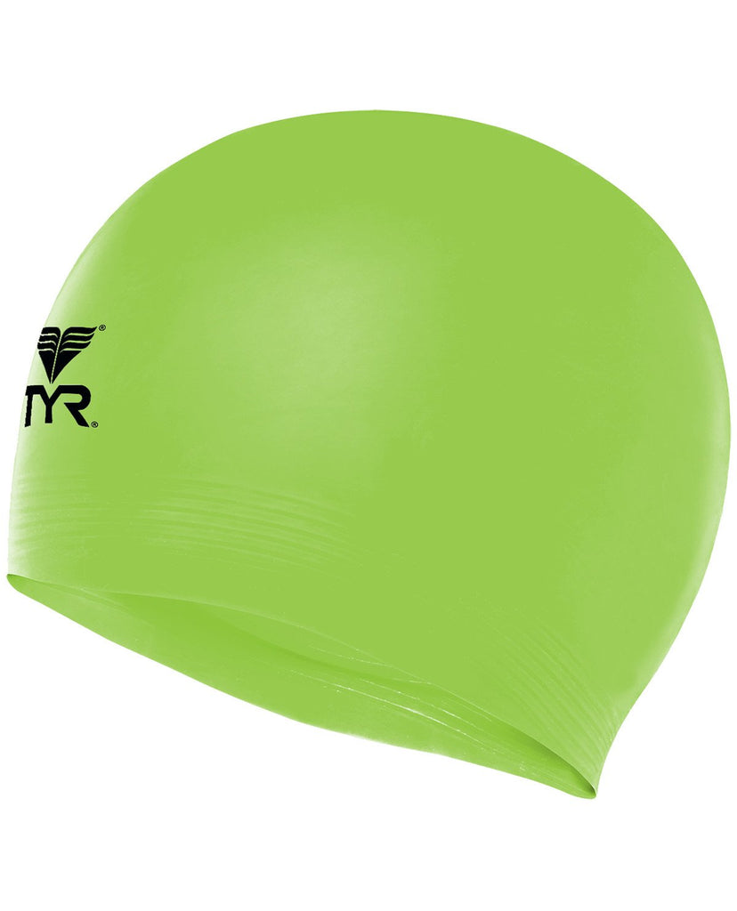 TYR Latex Adult Swim Cap light green