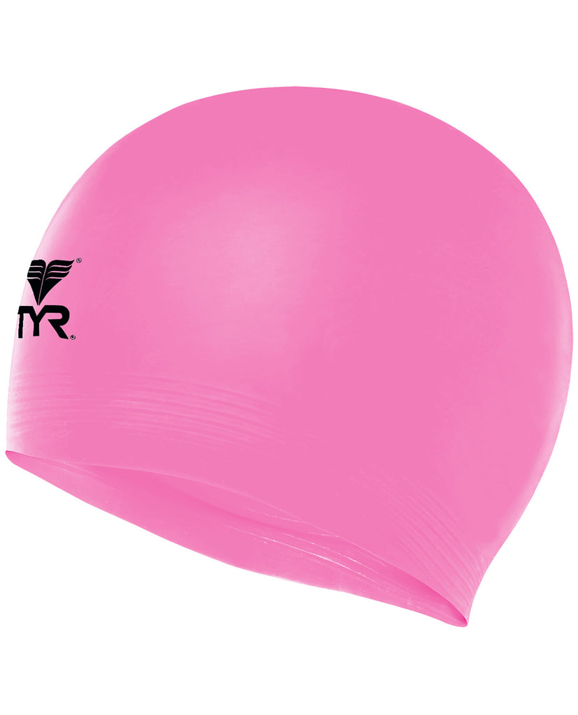 TYR Latex Adult Swim Cap light pink