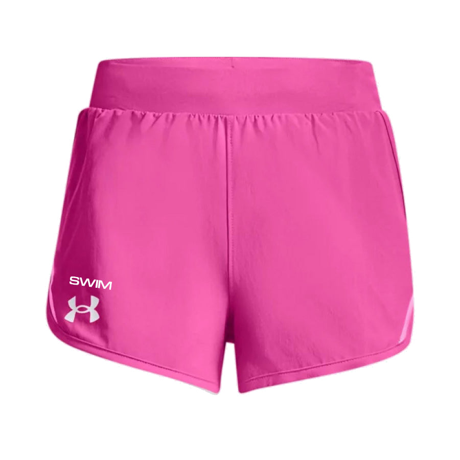 Under Armour Girl's Fly By Shorts pink