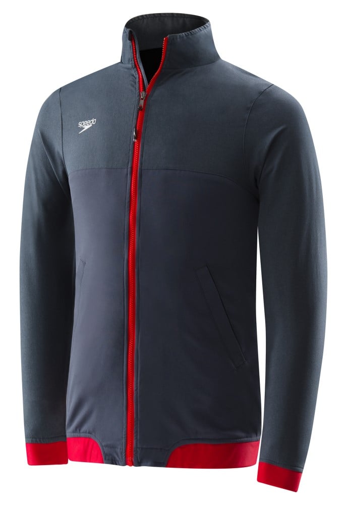 Speedo Tech Warm Up Youth Jacket red