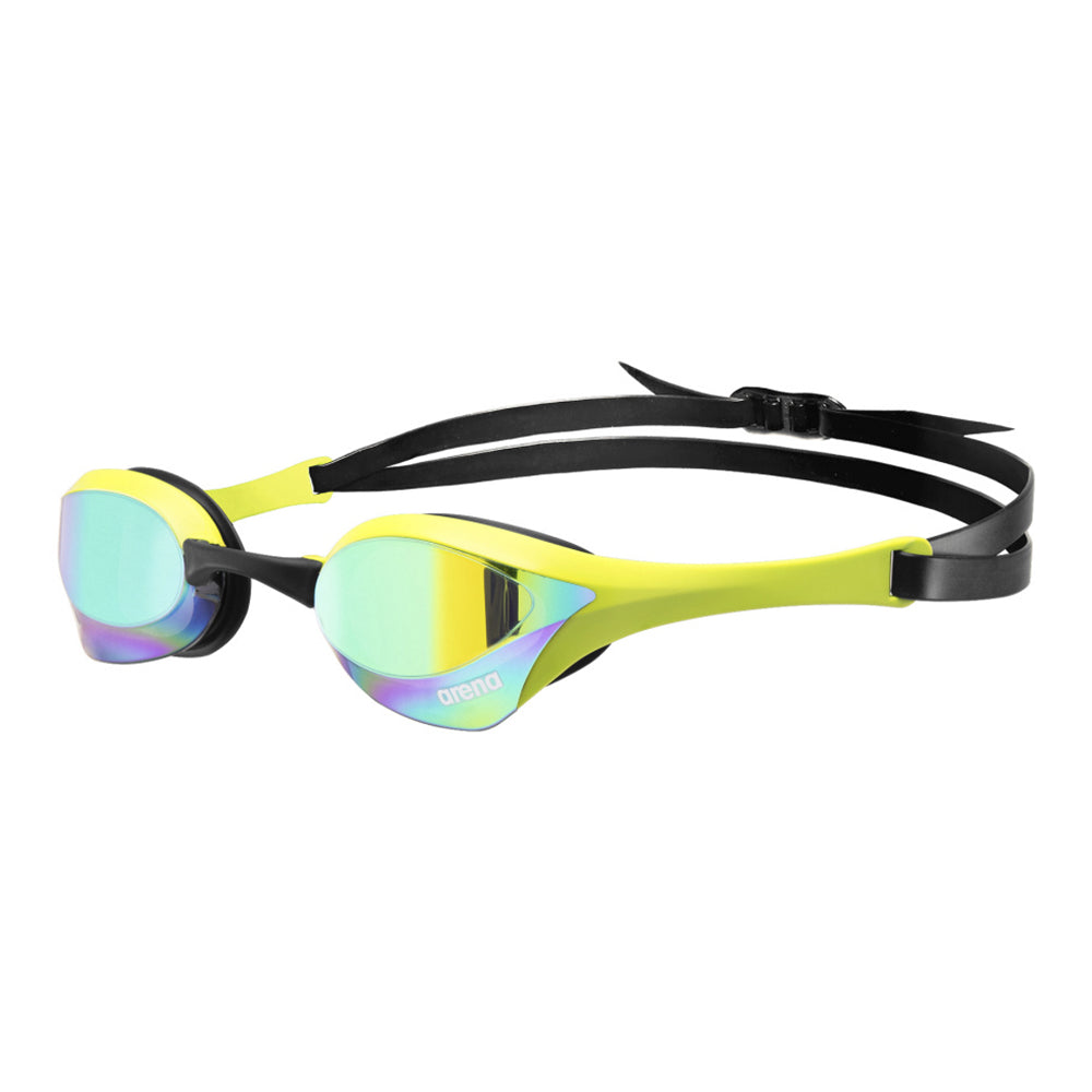 Arena Cobra Ultra Swipe Mirror Goggles yellow emerald 