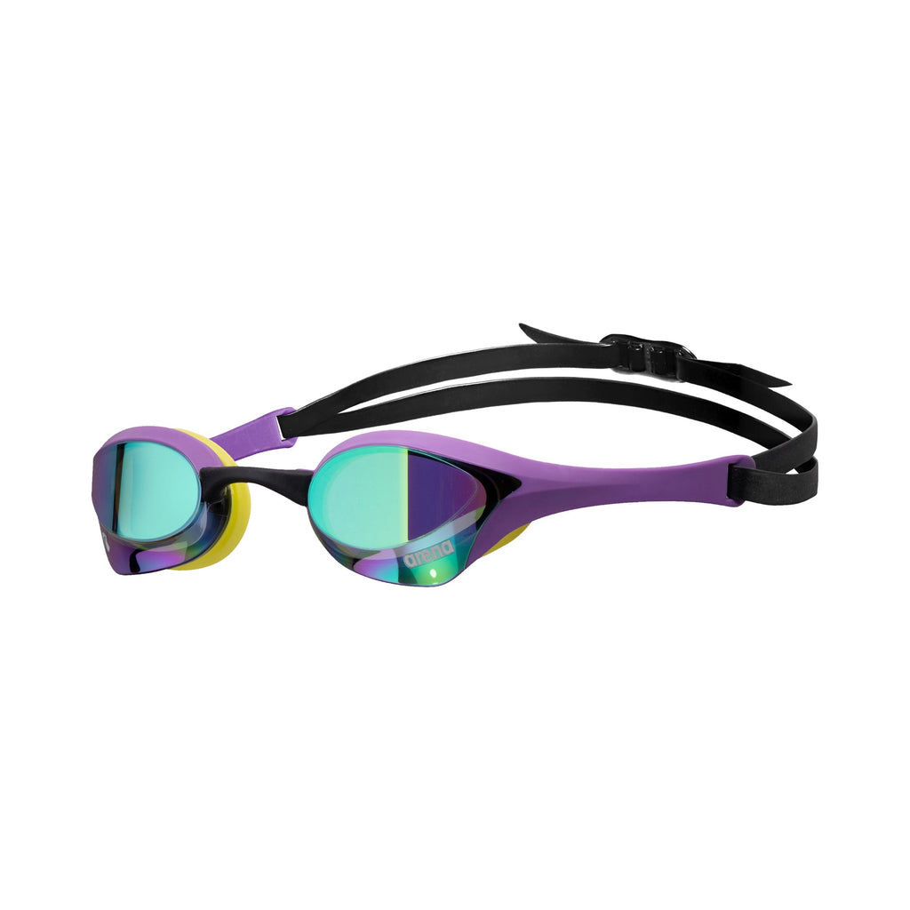 Arena Cobra Ultra Swipe Mirror Goggles, Gold/Red