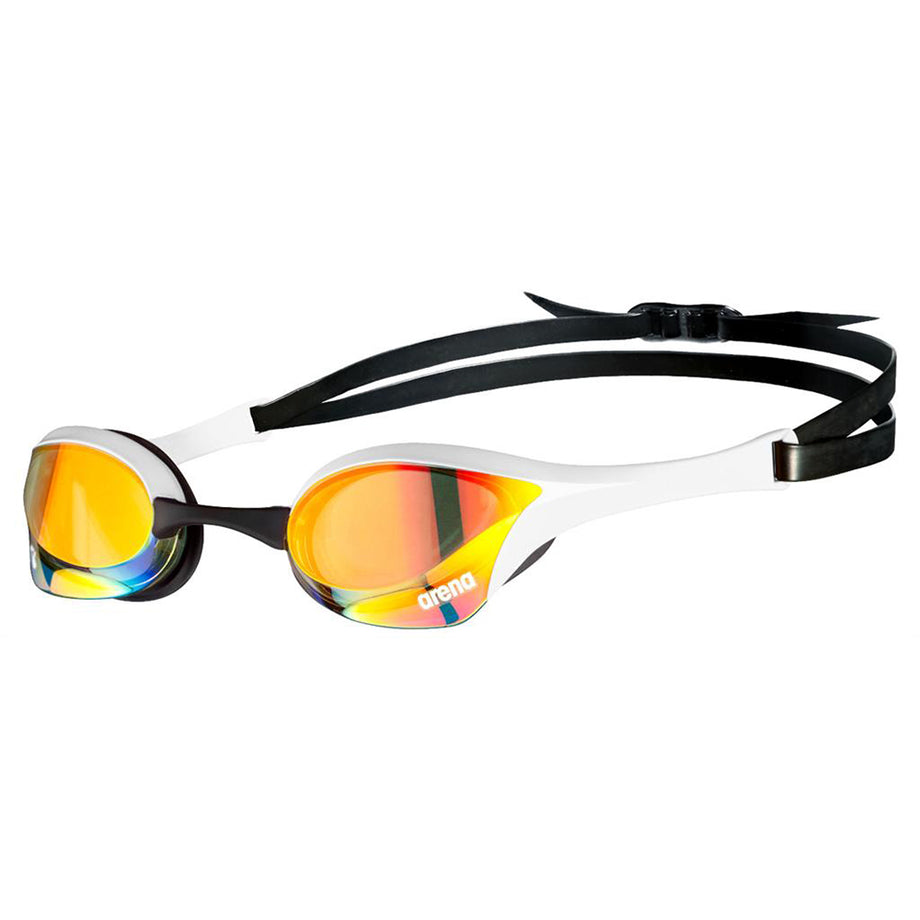 arena unisex cobra ultra swipe racing swim goggles Arena Cobra Ultra Swipe Mirror Goggles, Silver/White