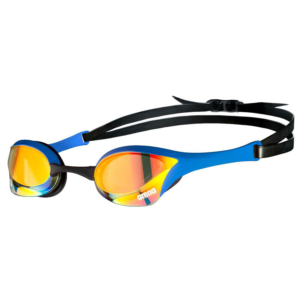 Arena Cobra Ultra Swipe Mirror Goggles blue gold