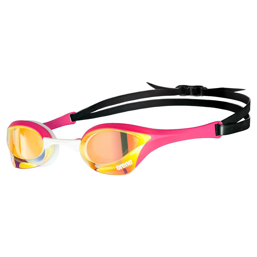 Arena Cobra Ultra Swipe Mirror Goggles pink gold
