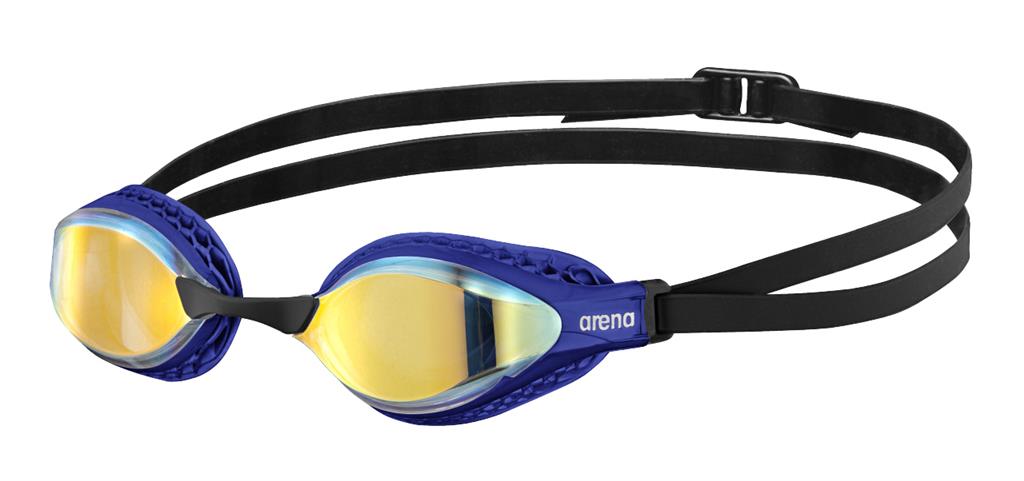 Arena Air-Speed Mirror Goggle yellow/copper blue