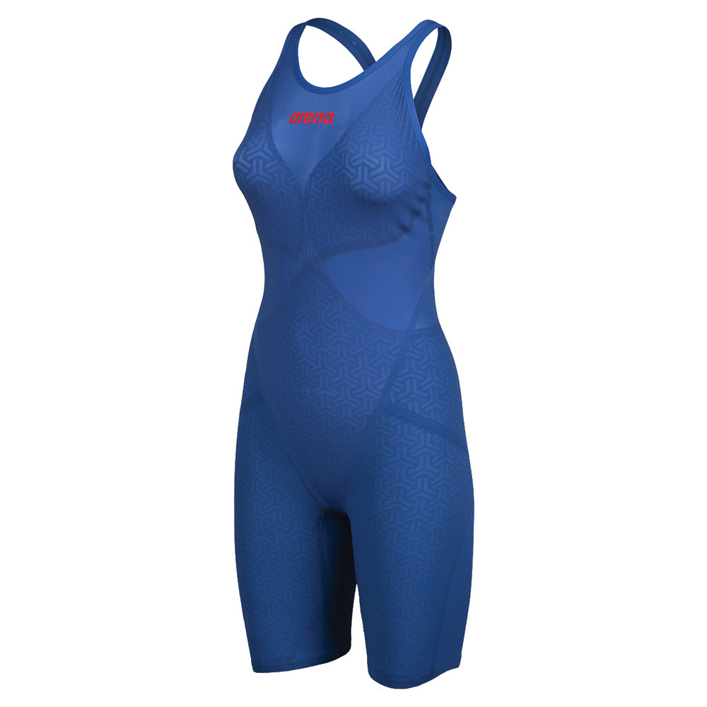 Arena Powerskin Carbon Glide Closed Back blue front