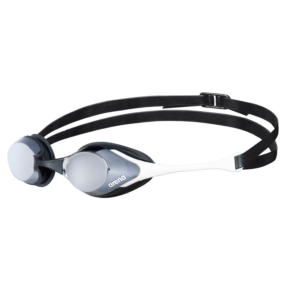 Arena Cobra Swipe Mirror Goggles silver/white
