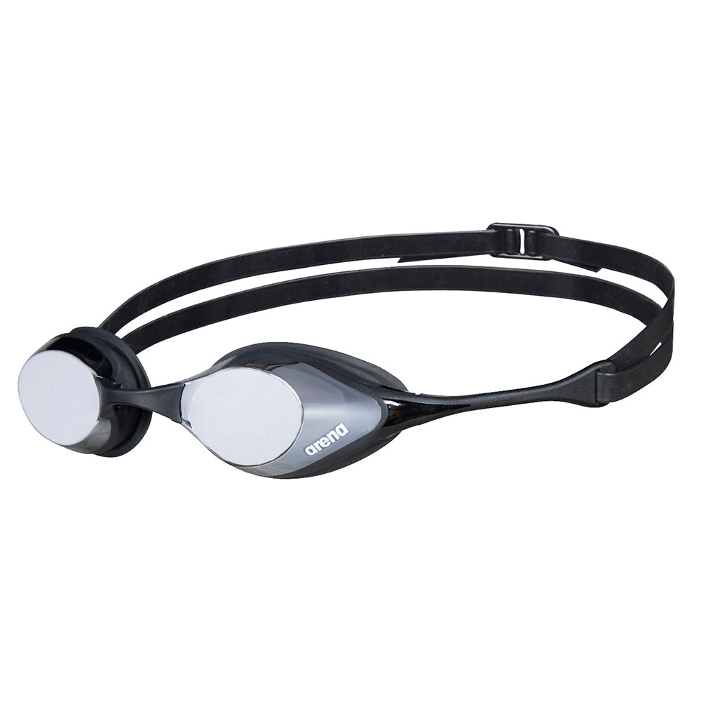 Arena Cobra Swipe Mirror Goggles Silver/White / NS