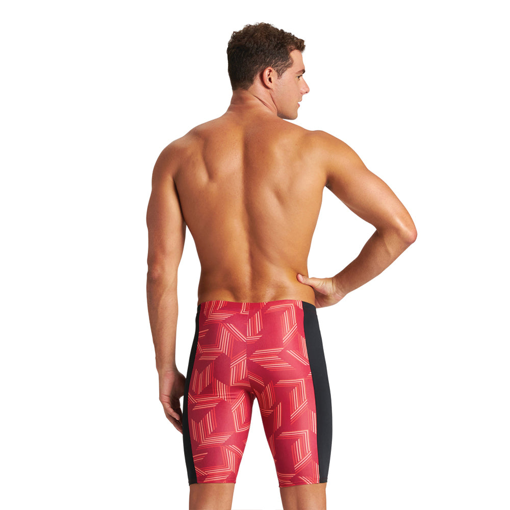 Arena MaxLife Puzzled Jammer red