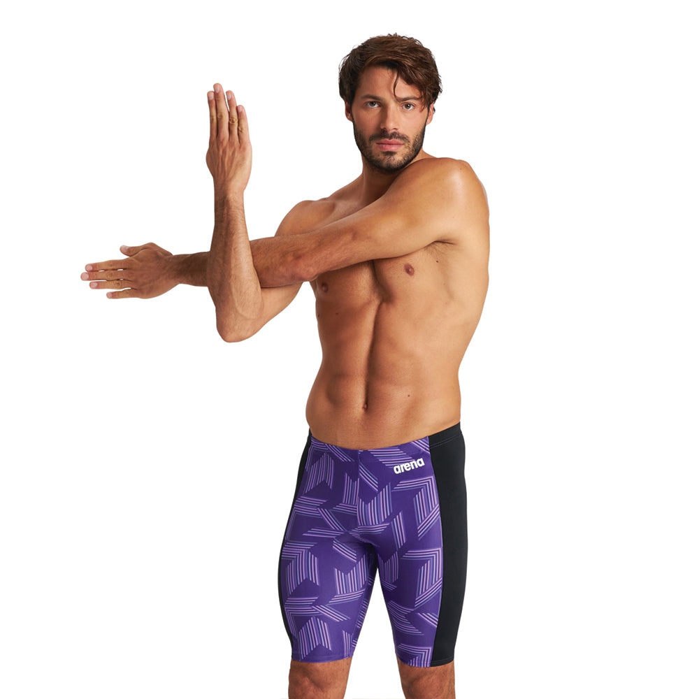 Arena MaxLife Puzzled Jammer purple