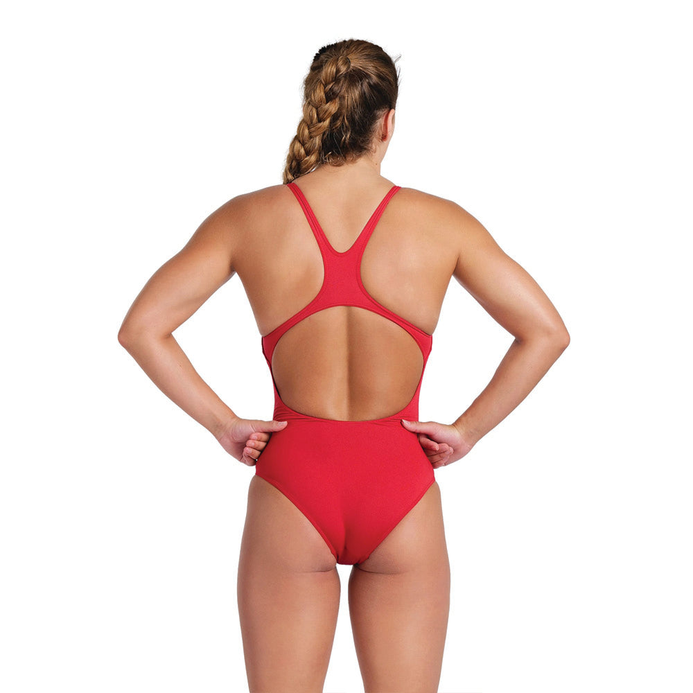Arena MaxlifeECO Solid Swim Pro Back red back