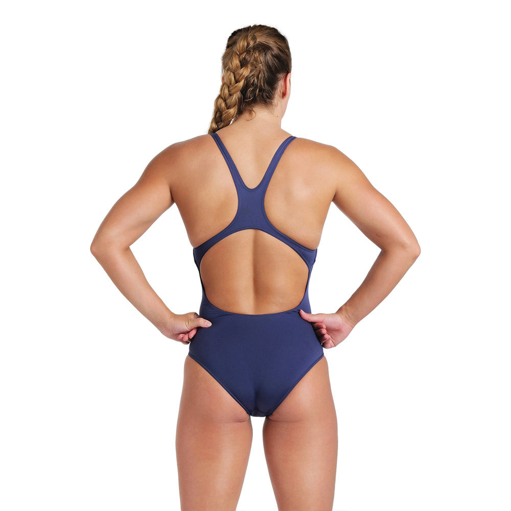 Arena MaxlifeECO Solid Swim Pro Back navy back