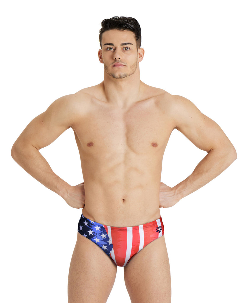 Arena Stars And Stripes Brief front