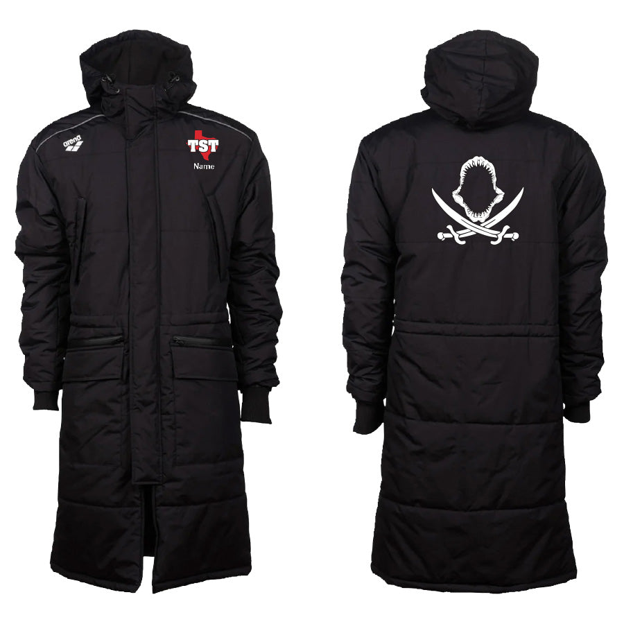 SENIOR ONLY - Tiger Sharks Arena Team Parka Solid