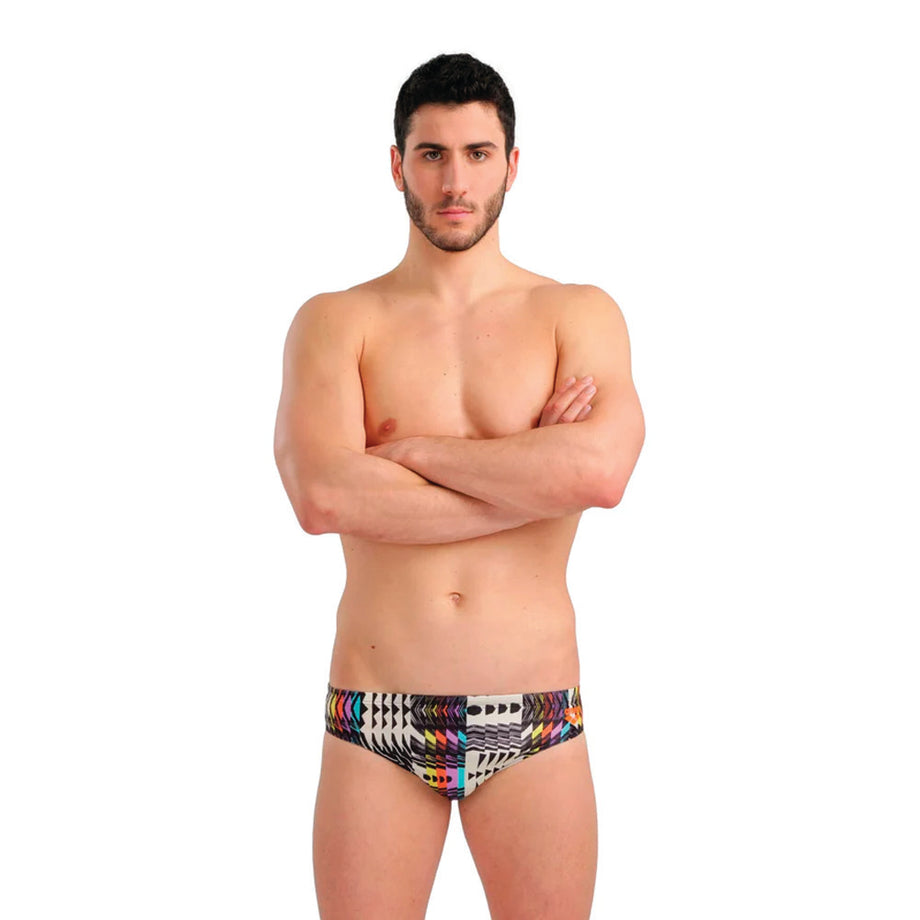ARENA Heren Beach Boxer Allover Swim Trunks, Navy-Freak Multi, XL, Navy-freak Multi, XL ARENA Heren Beach Boxer Allover Swim Trunks, Navy-Freak Multi, XL, Navy-freak Multi, XL