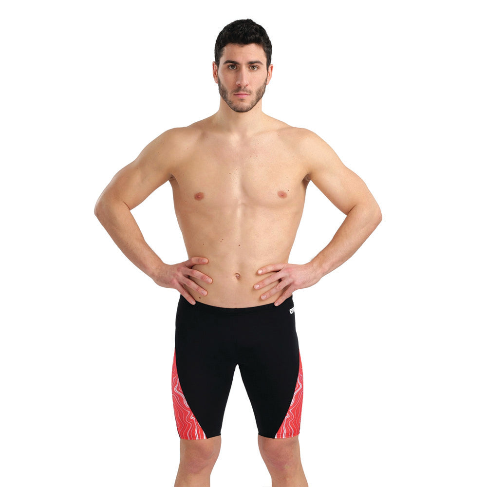 Arena MaxLifeECO Marbled Jammer red