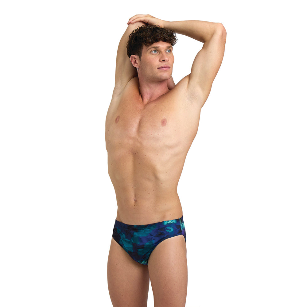 Arena Hero Camo Brief green lake front
