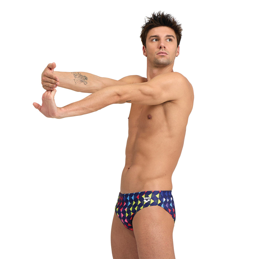 Arena Carnival Brief navy multi front