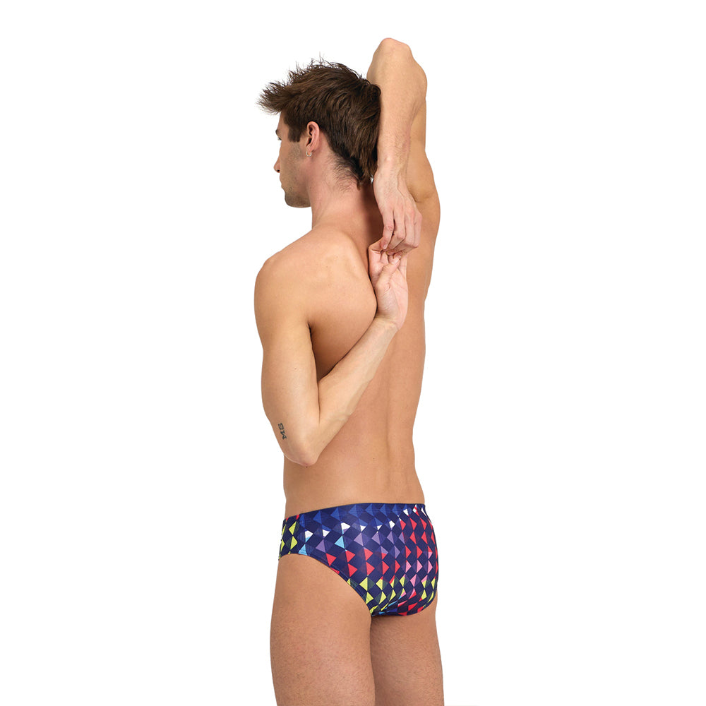 Arena Carnival Brief navy multi back