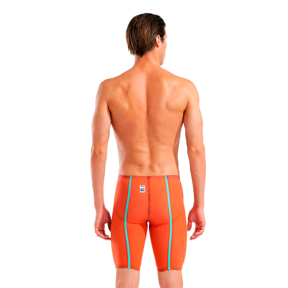 Arena Powerskin Carbon Glide Sunset Coral Limited Edition Jammer back