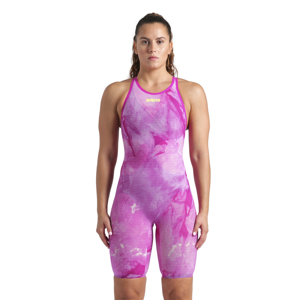 Arena Carbon Air2 Tie Dye Limited Edition Open Back pink front