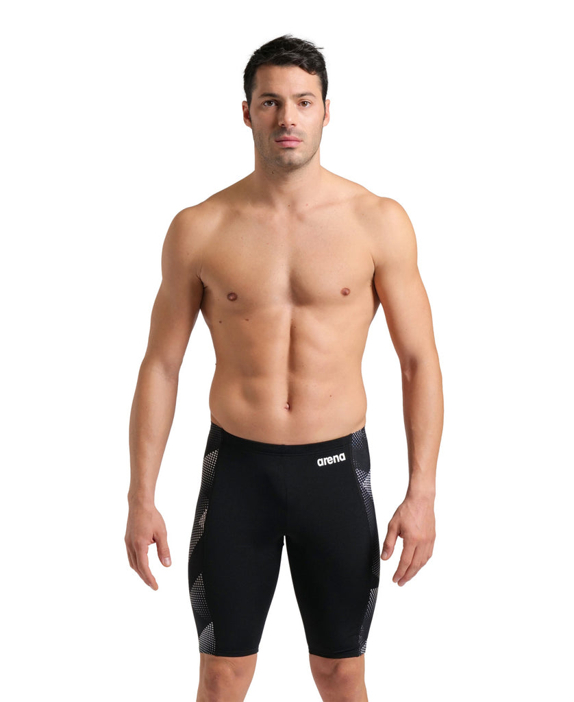 Arena Halftone Swim Jammer black front