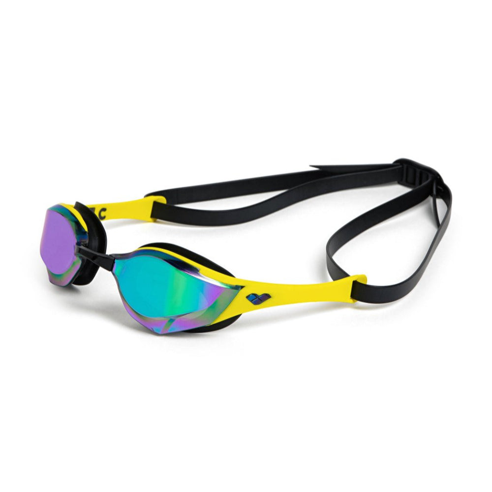 Arena Cobra Edge Swipe Mirrored Goggle emerald yellow